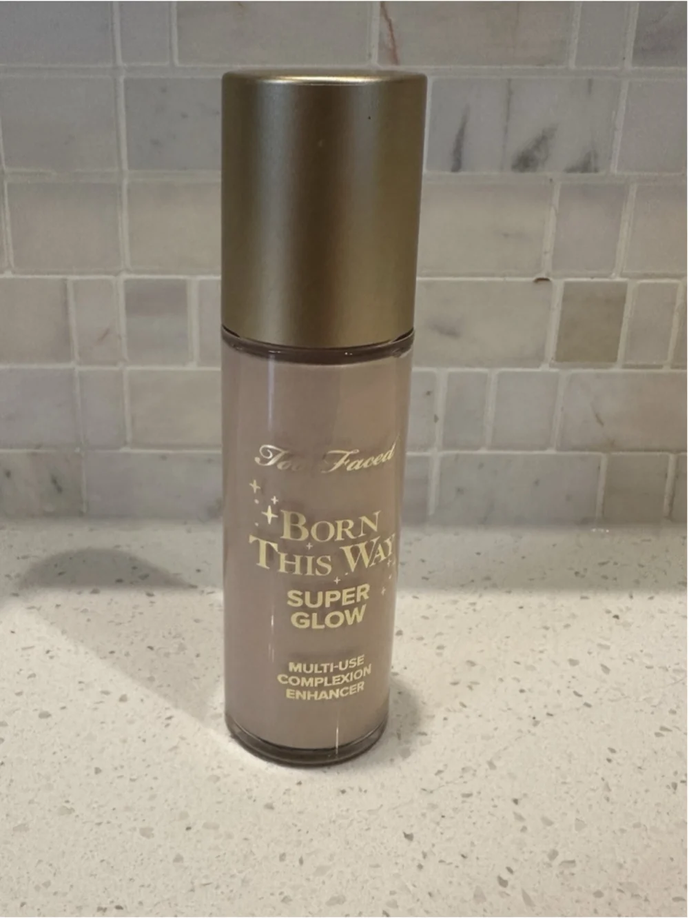 Too Faced Born This Way Super Glow Complexion Enhancer Vanilla Beam 1oz/30mL NEW